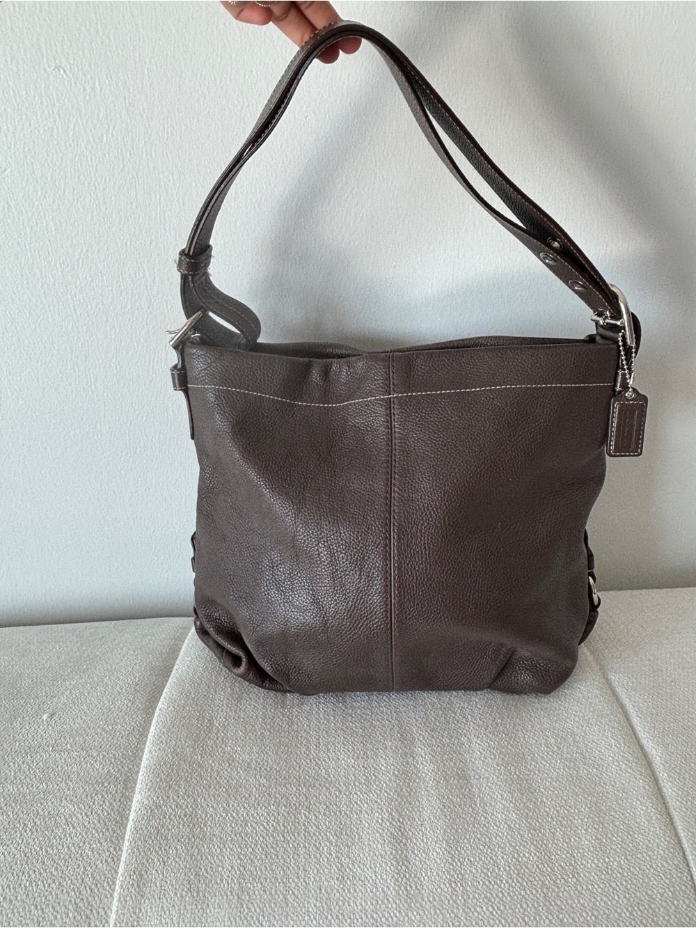 Coach Brown Leather Shoulder Bag